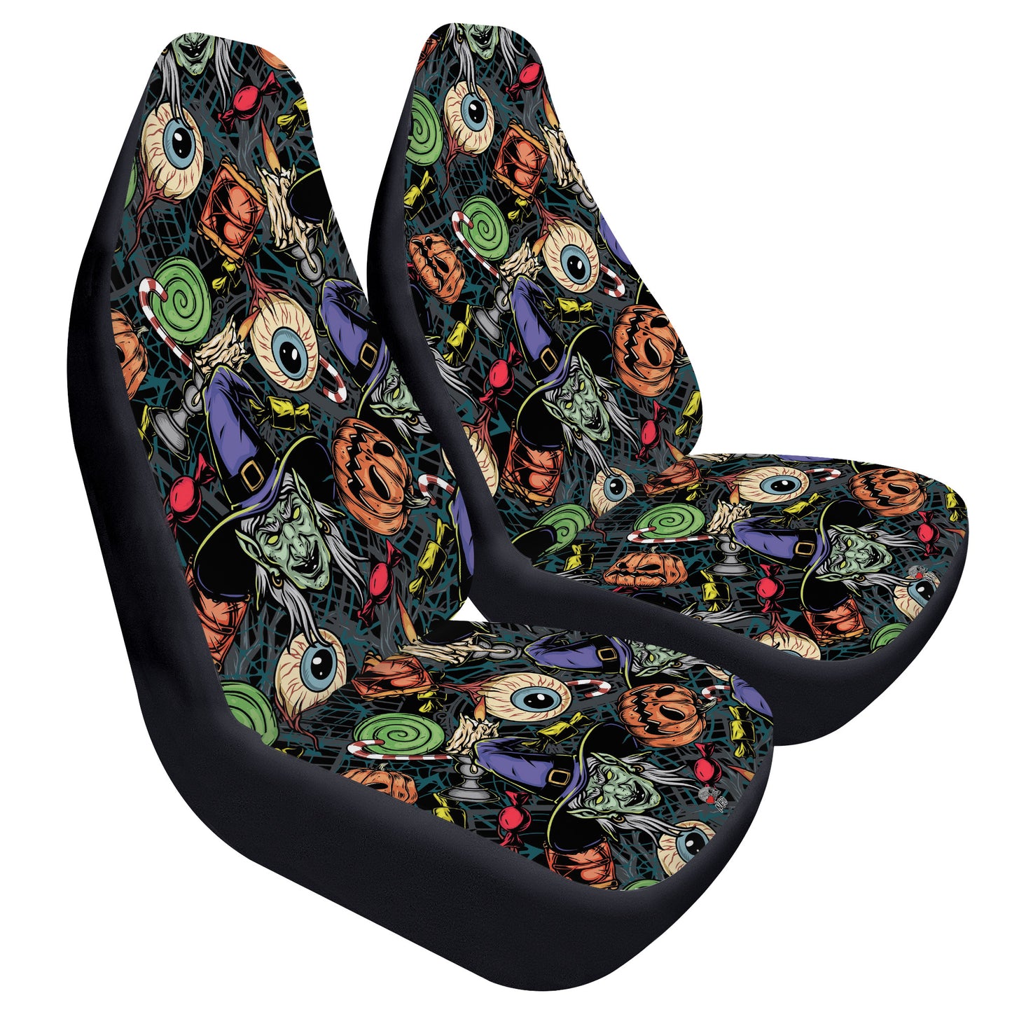 Spooky Witch Car Seat Covers Inkp