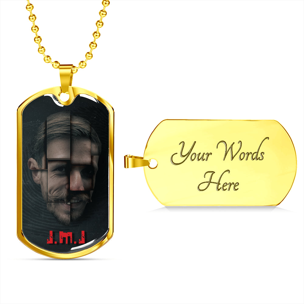 Falling to pieces Dog Tag Pendant, Personalized Photo - NeoSkull