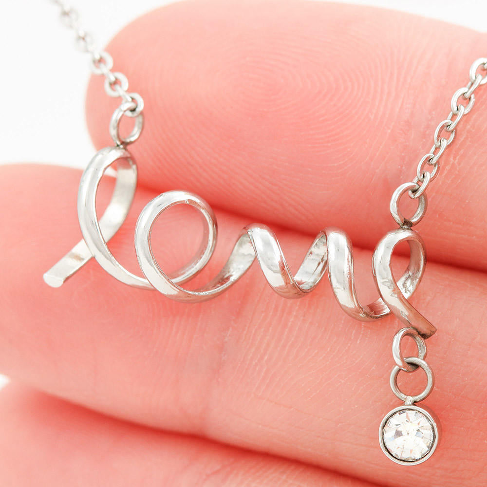 My Masterpiece Love Necklace Personalized Card - NeoSkull