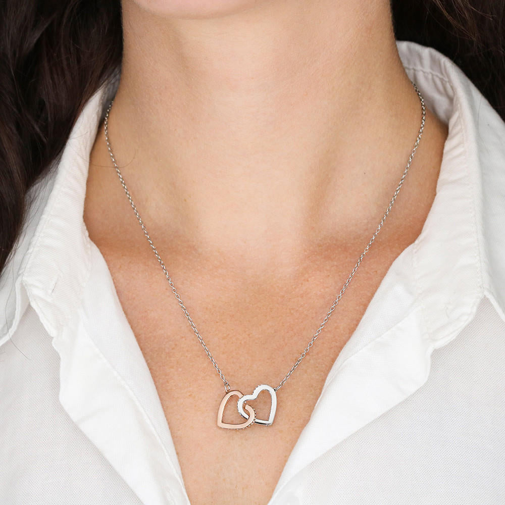 Love is Strange Interlocking Heart Necklace - NeoSkull