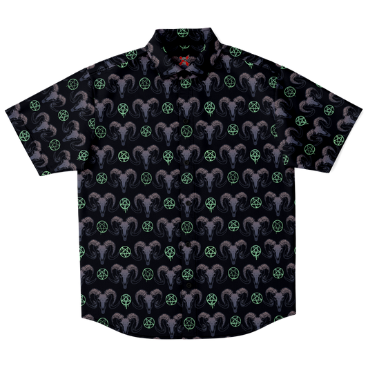 Dark Omen short sleeve button up shirt