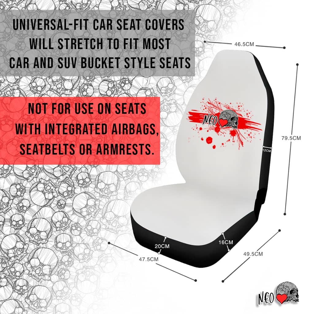 Mecha Mascot Car Seat Covers - NeoSkull