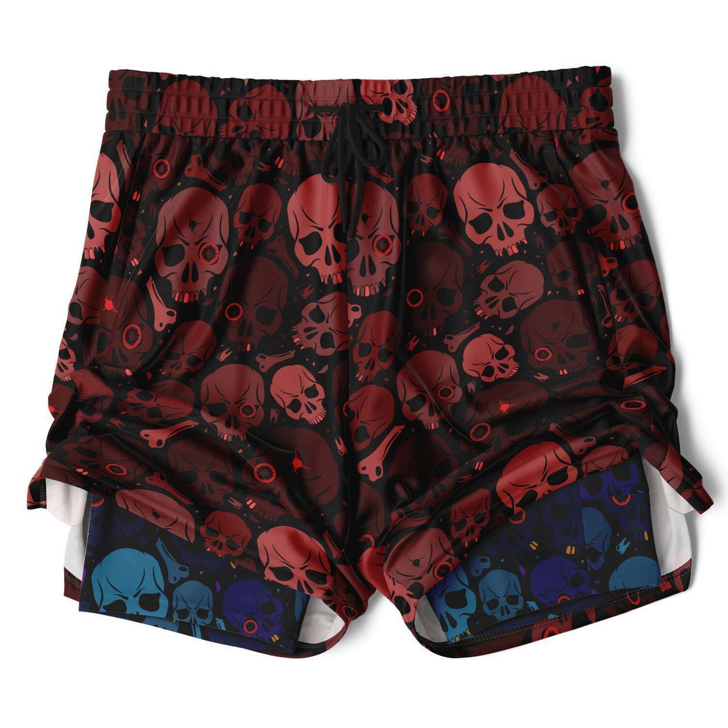 Funky Skulls 2-in-1 shorts