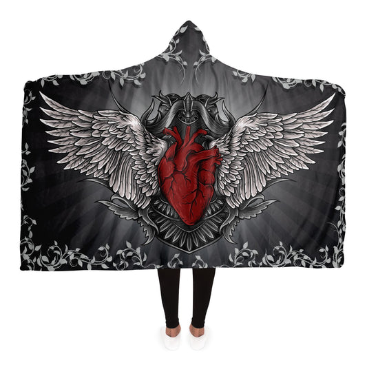 Love through Pain Hooded blanket