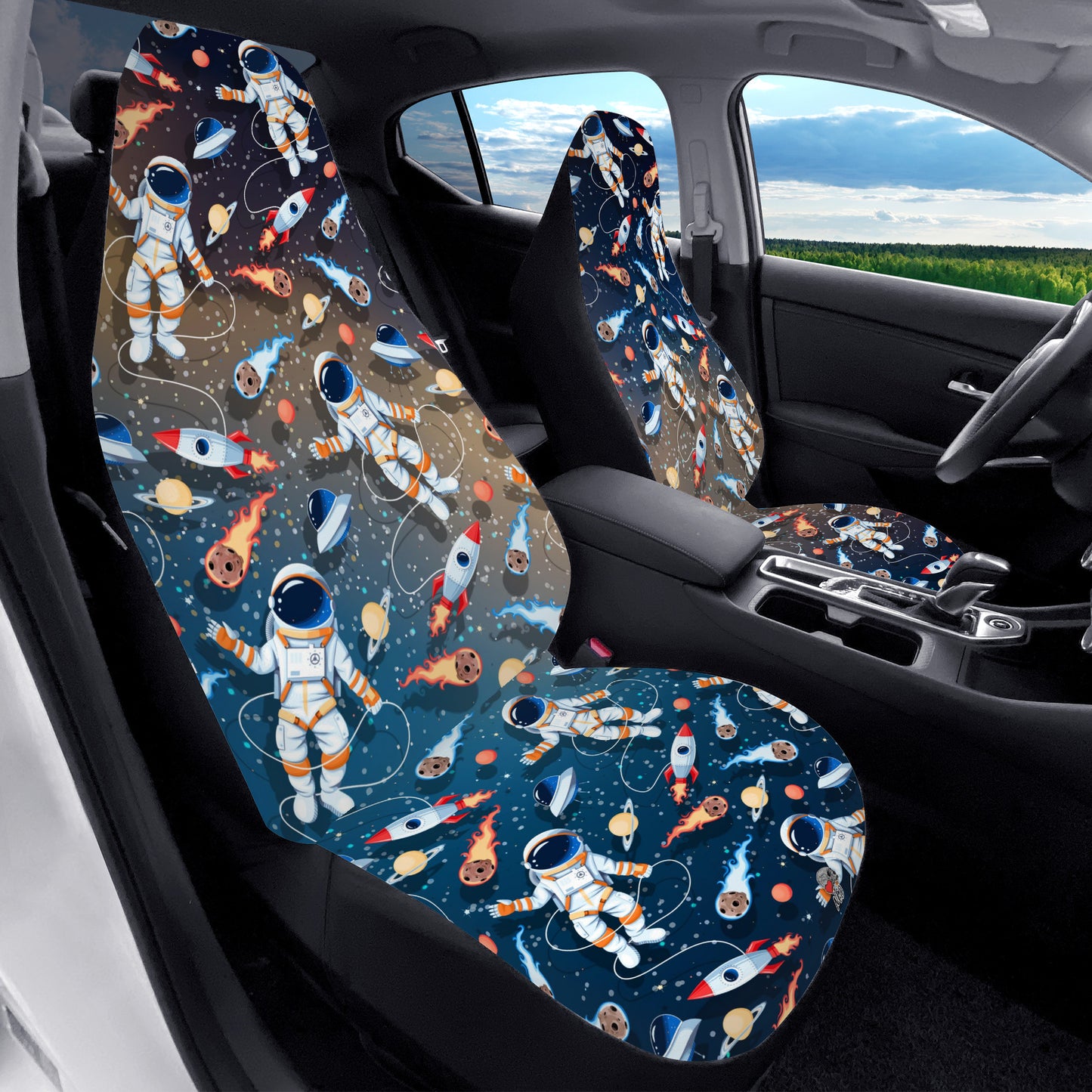Space Adventure Car Seat Covers