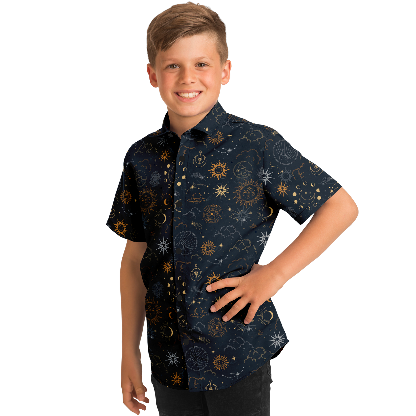 Celestial Youth Button-up Shirt