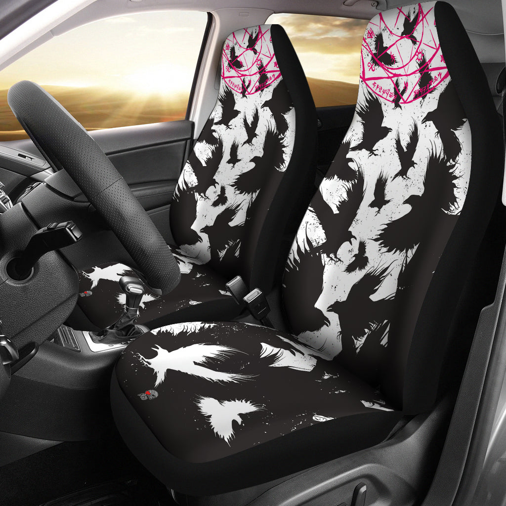 Raven Circle Car Seat Covers – NeoSkull