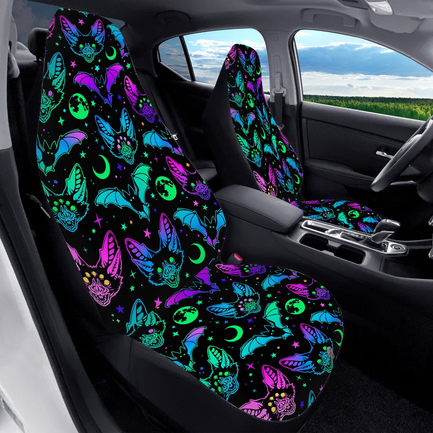Creepy Bats Car Seat Covers