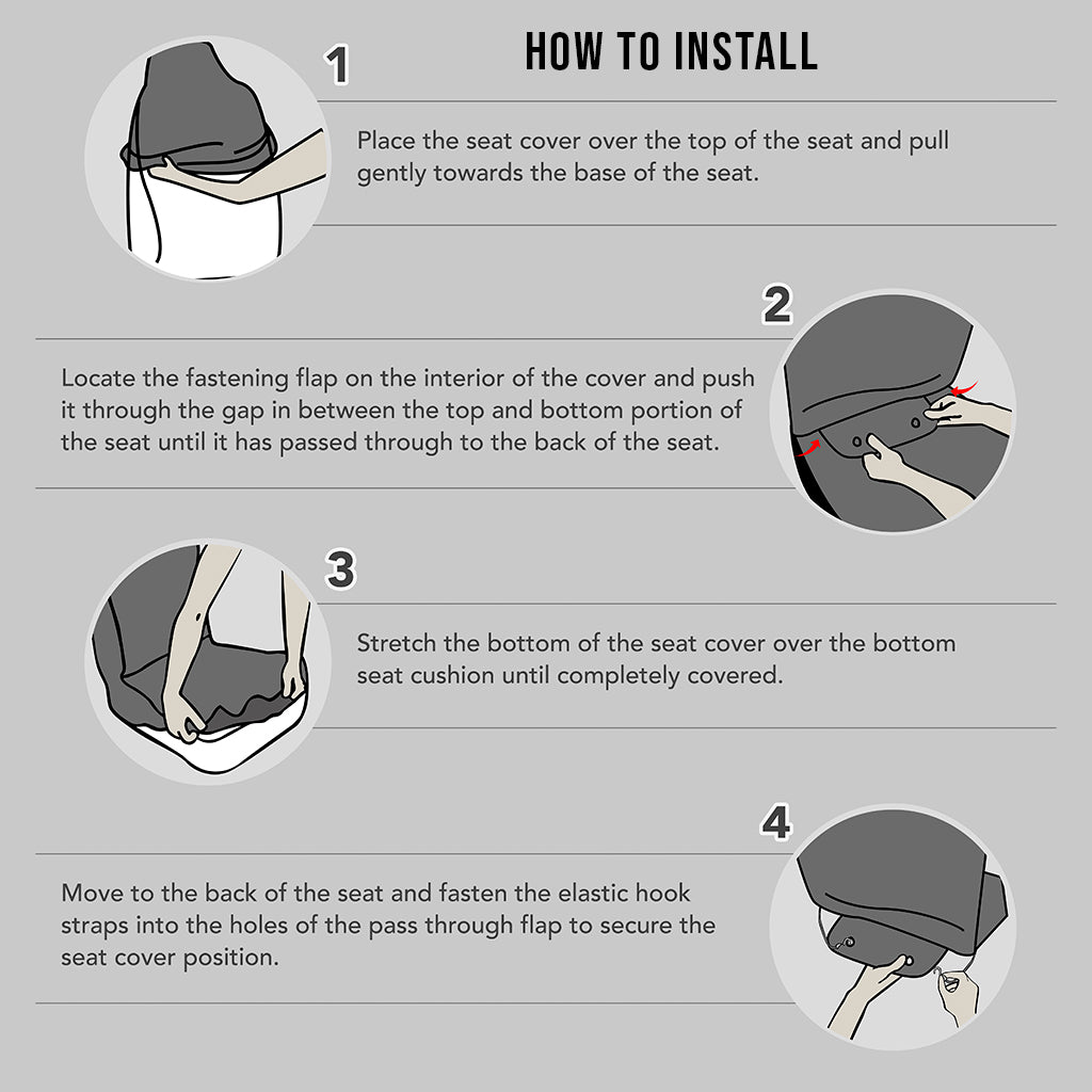 car seat covers easy install instruction install- neoskull
