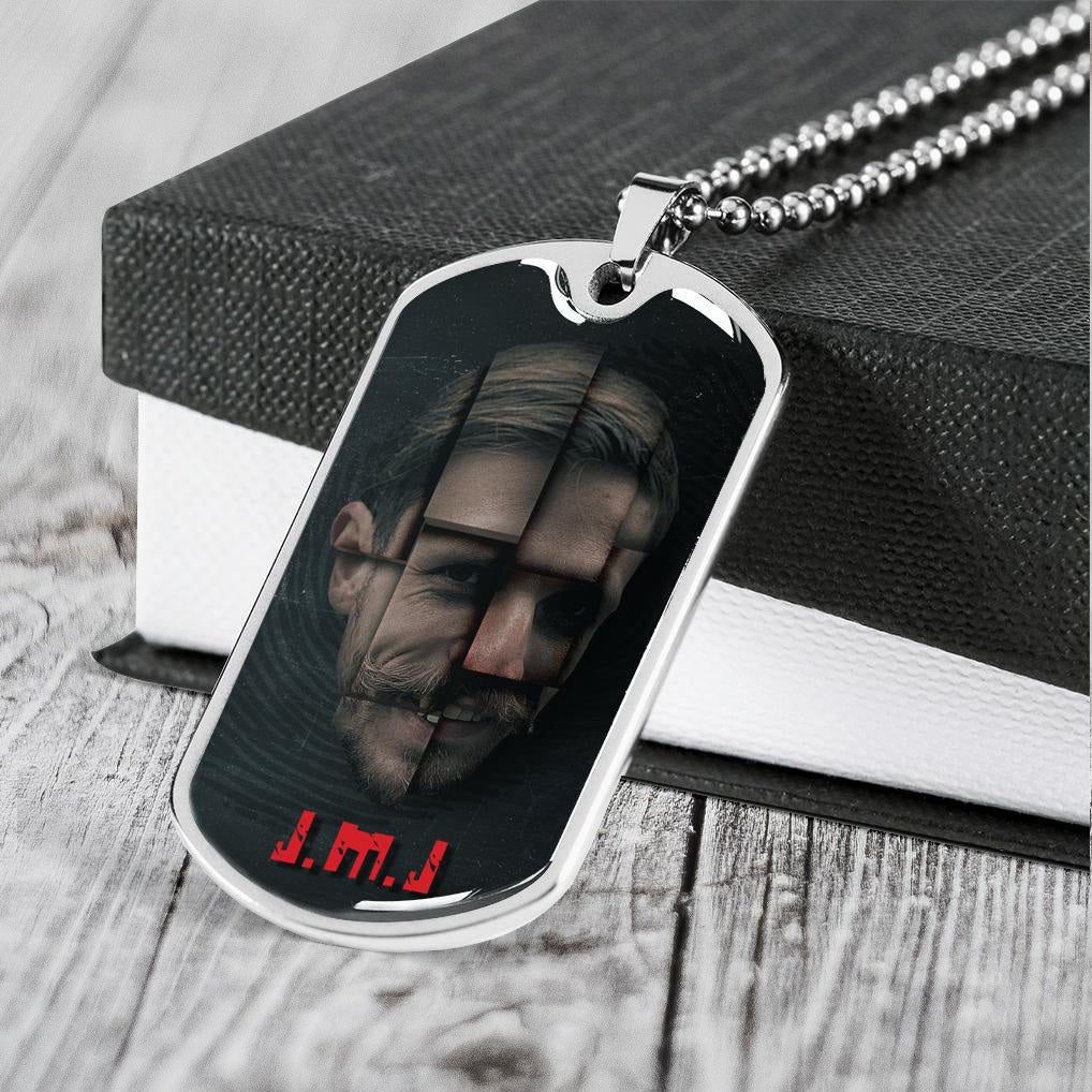 Falling to pieces Dog Tag Pendant, Personalized Photo - NeoSkull