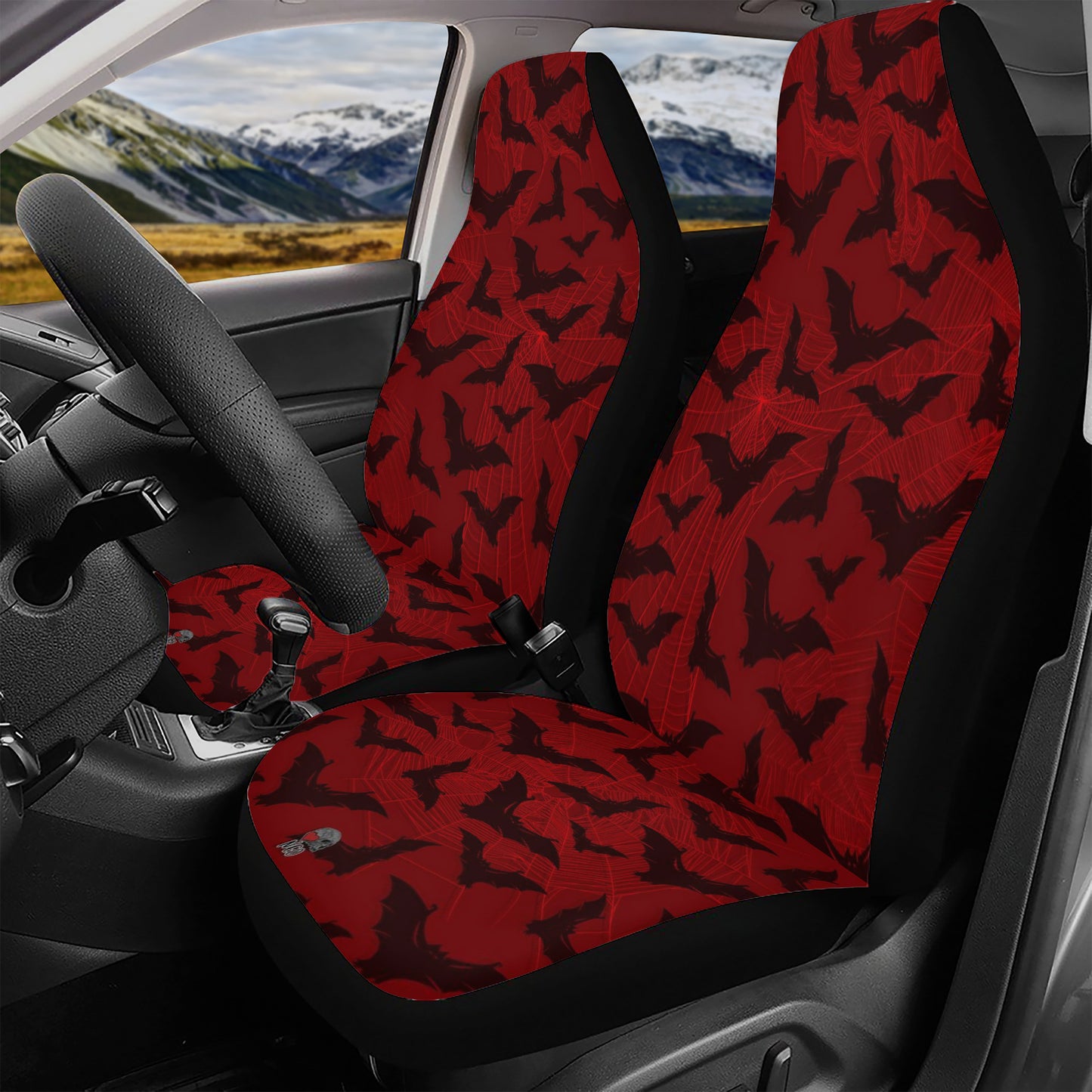 Rubin bats swarm Full Car Seat Cover Set