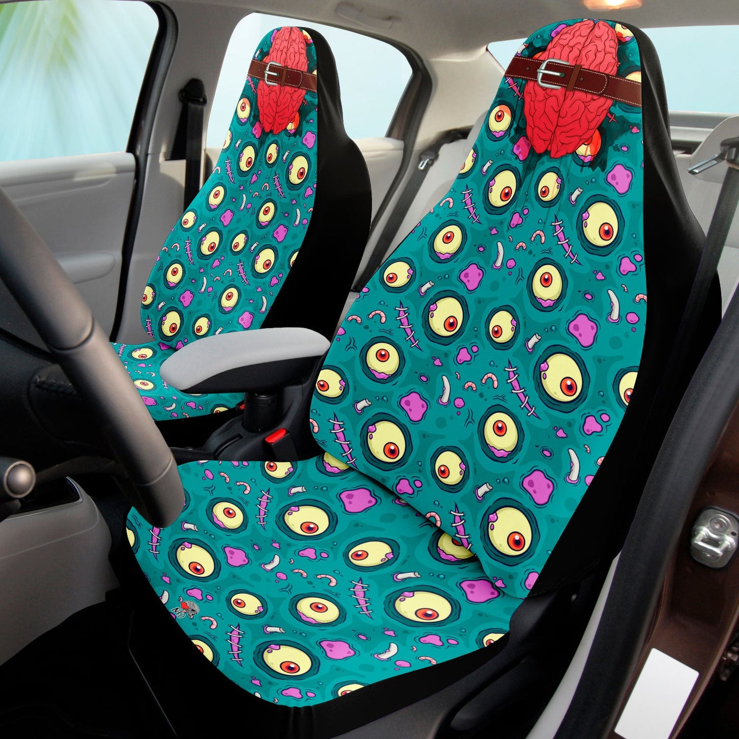 monster car seat covers