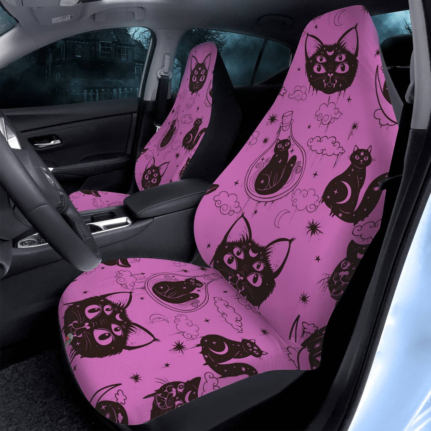 Occult Cat Car Seat Covers