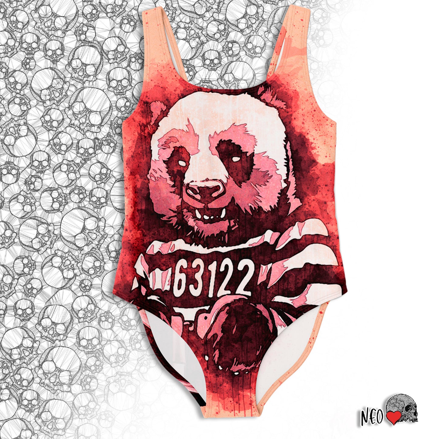 red panda swimsuit