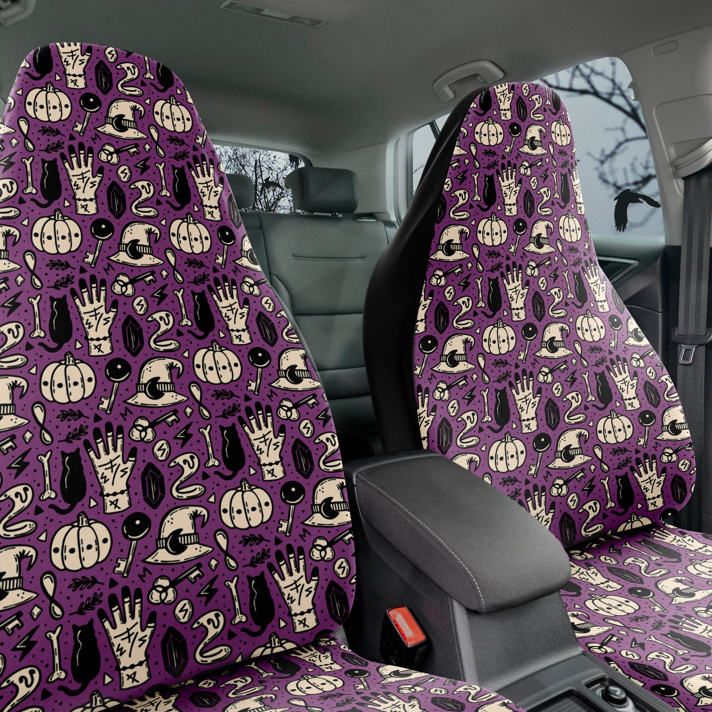 Halloween supernatural Car Seat Covers