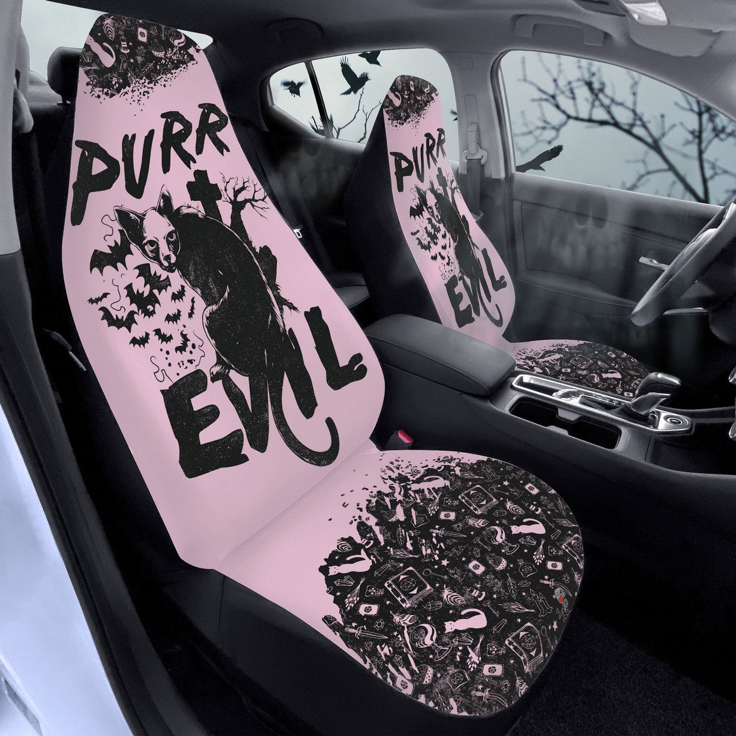 Purr Evil Car Seat Covers