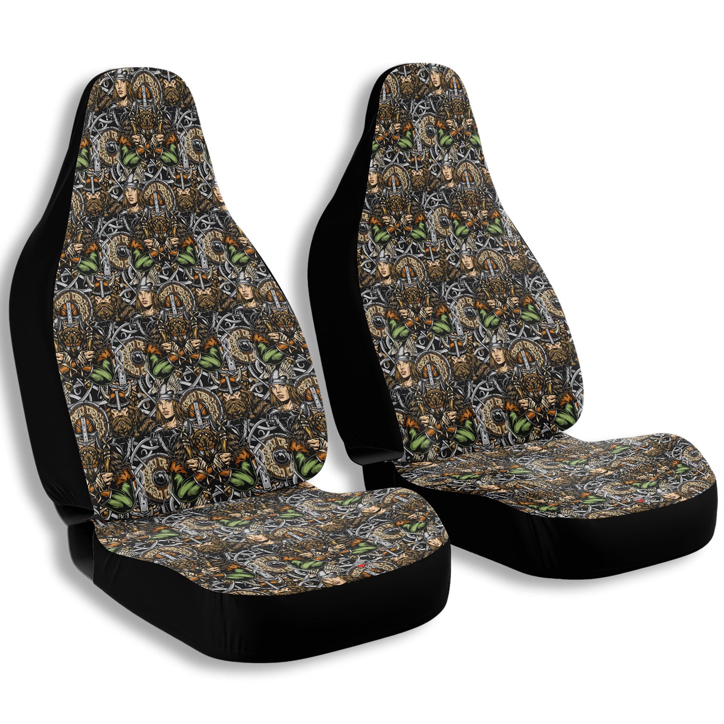 Vintage Nordic Warriors car seat covers