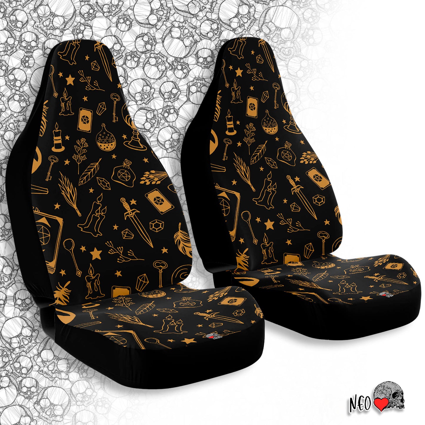 Witches and Wizards Car Seat Covers