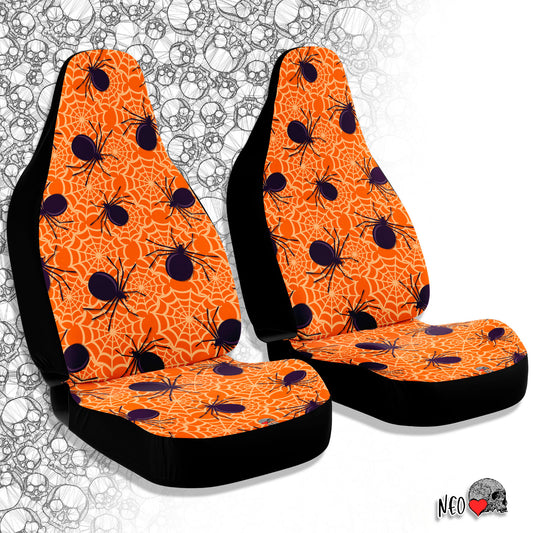 Halloween Spiders Car Seat Covers