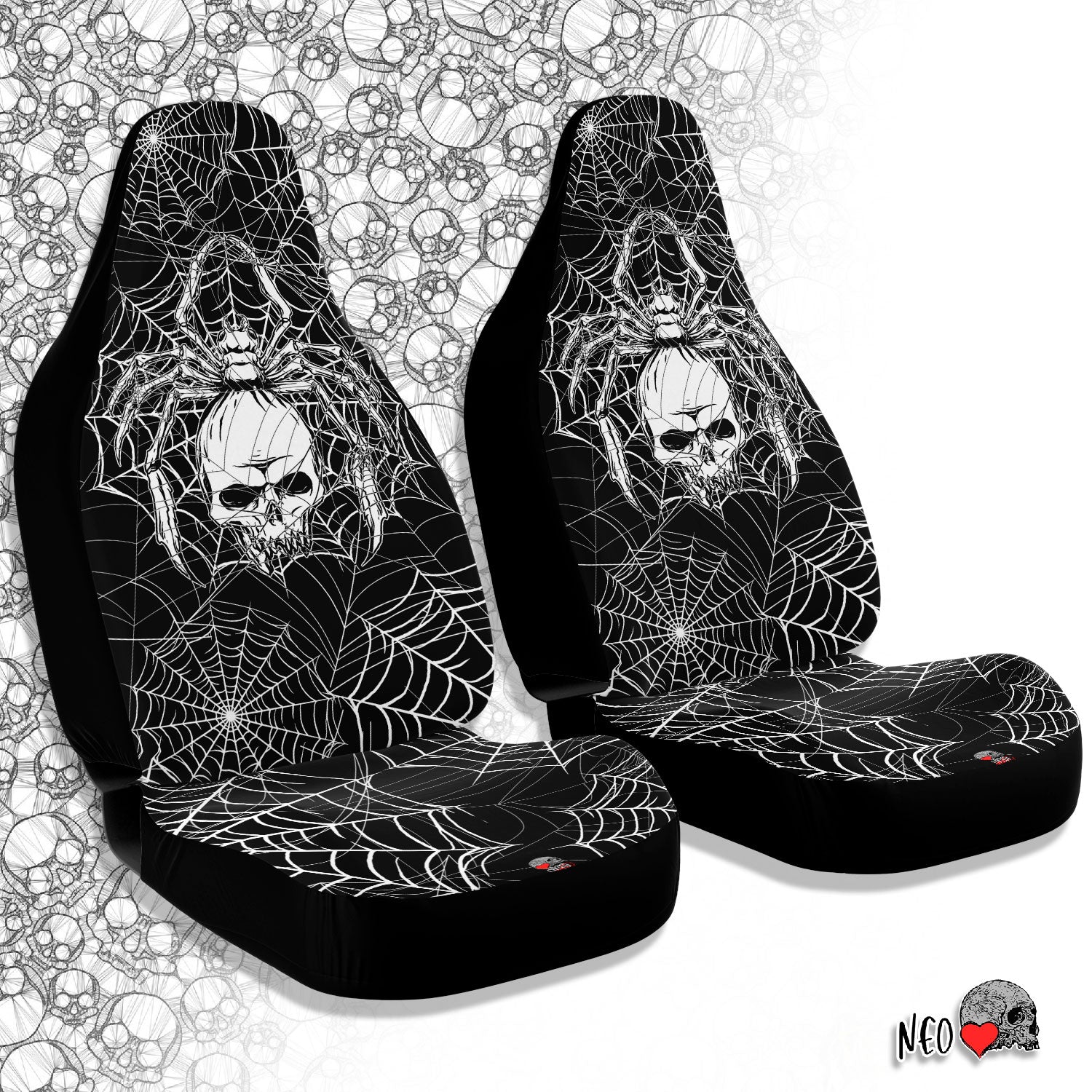 Lurking Death Car Seat Covers