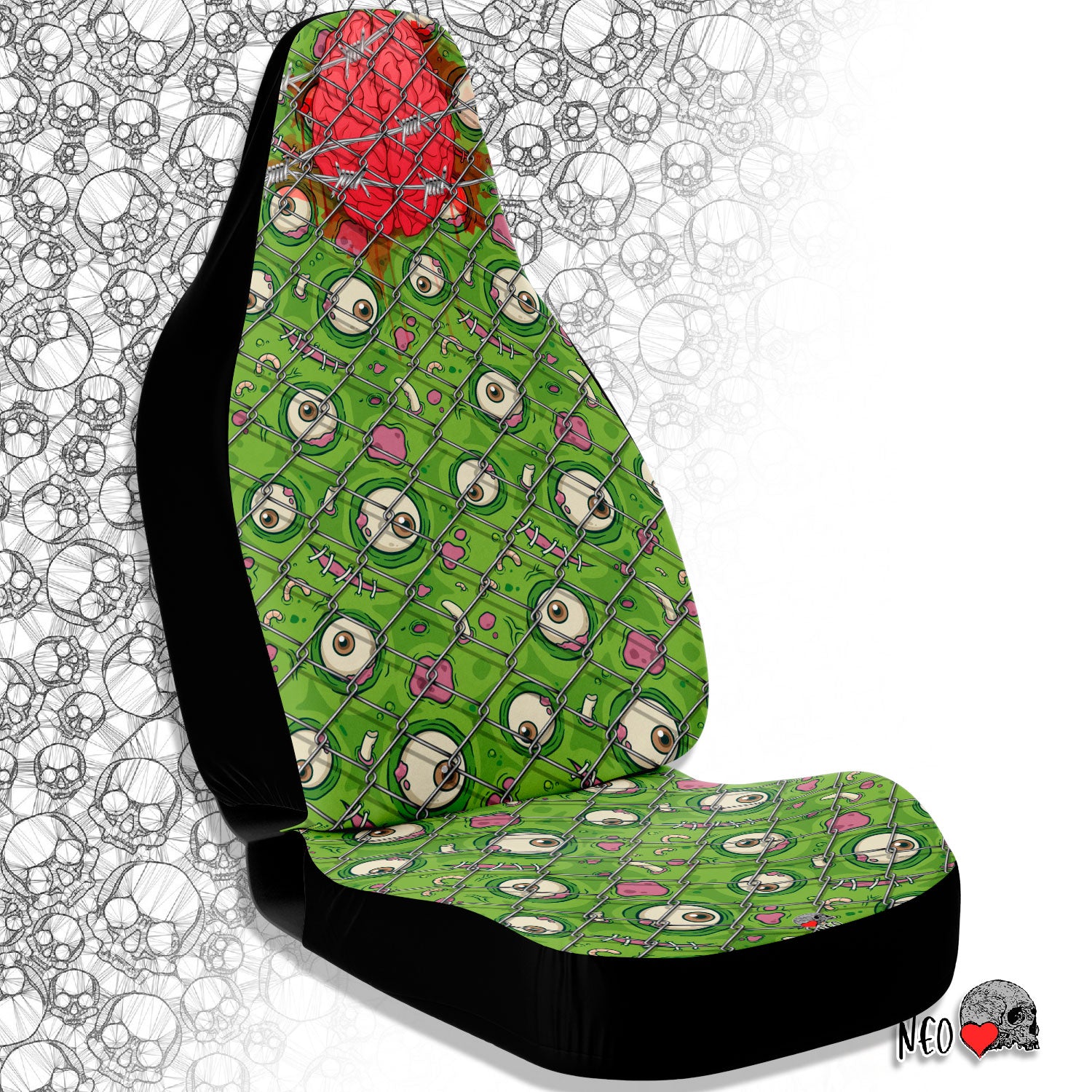 zombie car seat cover