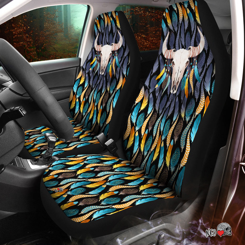 boho buffalo car seat covers