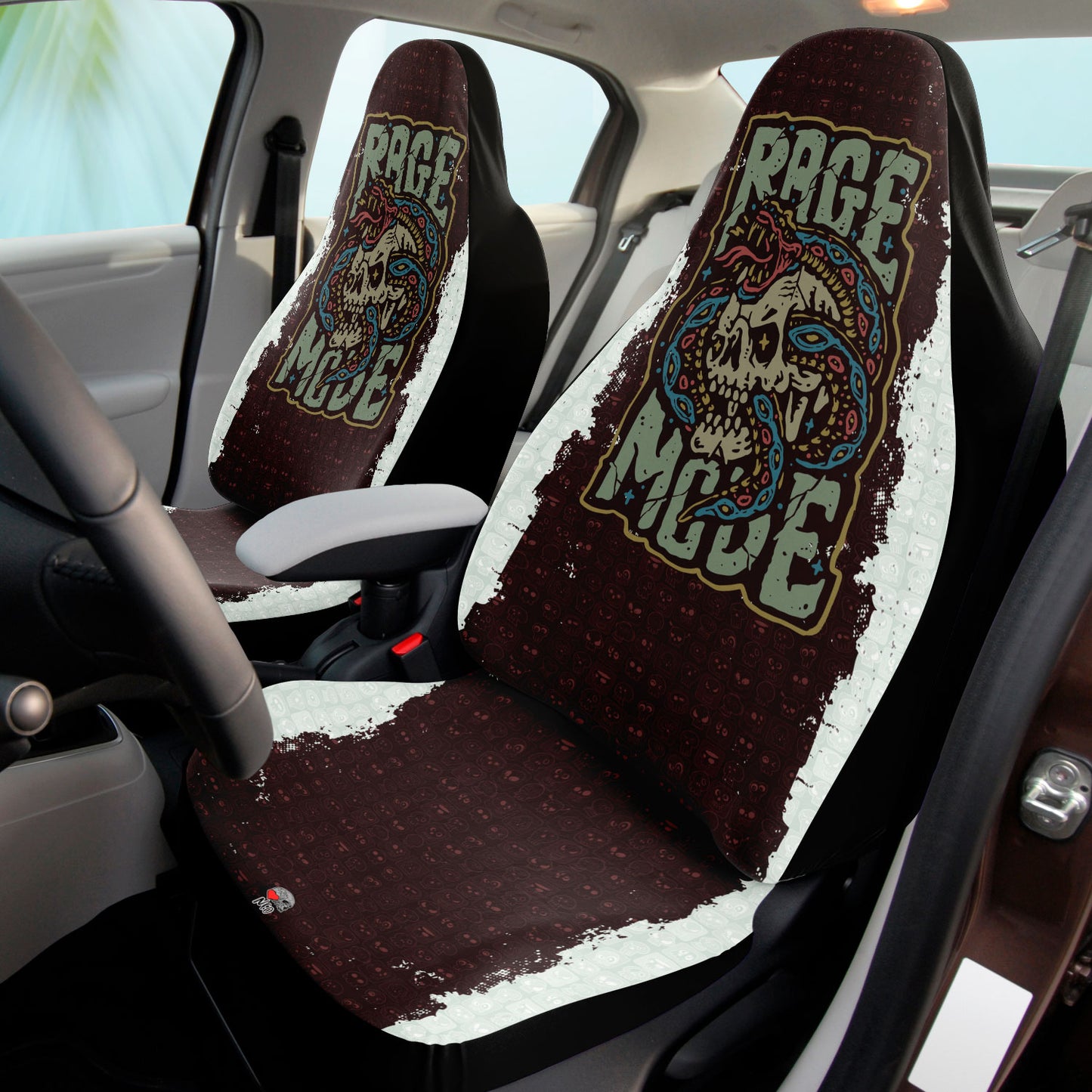 grunge tattoo style car decor