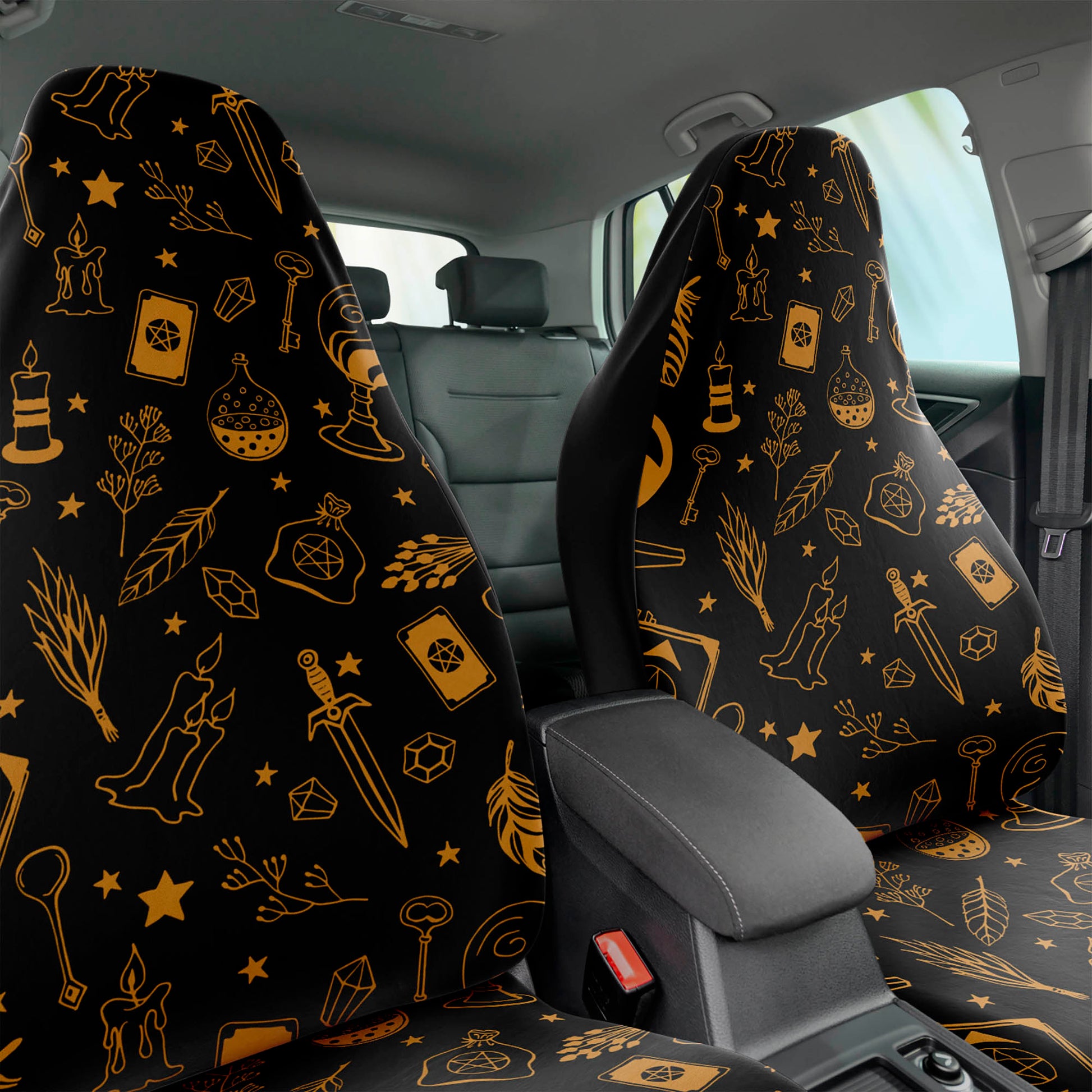 witchcraft car seat covers - neoskull