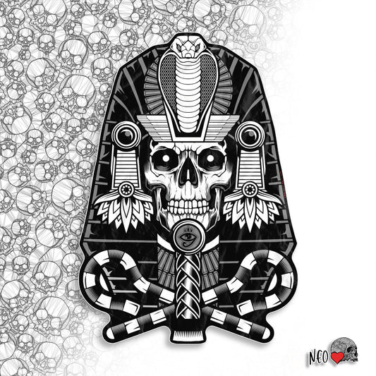 Pharaoh king of Egypt beach towel - NeoSkull
