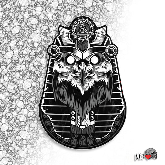 Horus god of the sun beach towel - NeoSkull