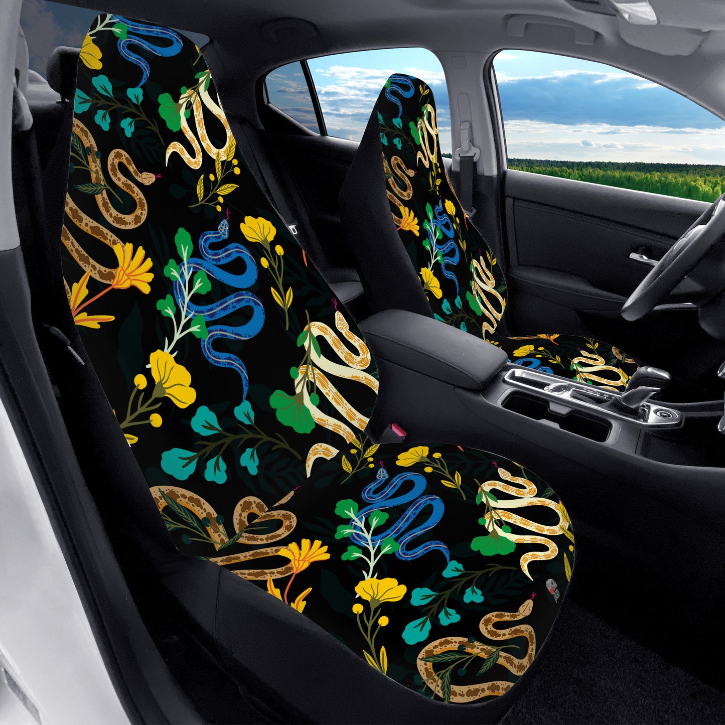 Boho Snakes Car Seat Covers